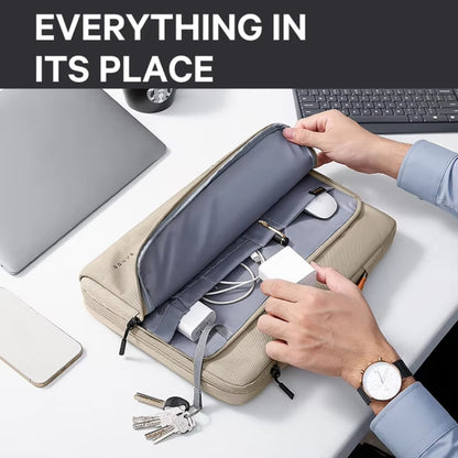 BANGE BG-6802 Laptop Bag Notebook Protective Case, Color: Khaki Large - free shipping - PMC Jewellery - Order now!