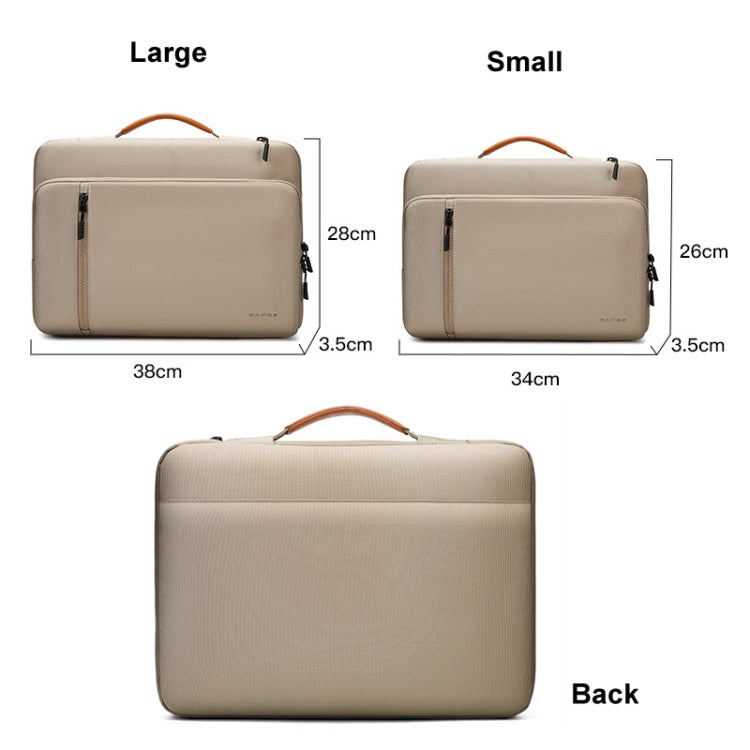 BANGE BG-6802 Laptop Bag Notebook Protective Case, Color: Black Large