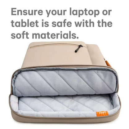 BANGE BG-6802 Laptop Bag Notebook Protective Case, Color: Khaki Large - free shipping - PMC Jewellery - Order now!