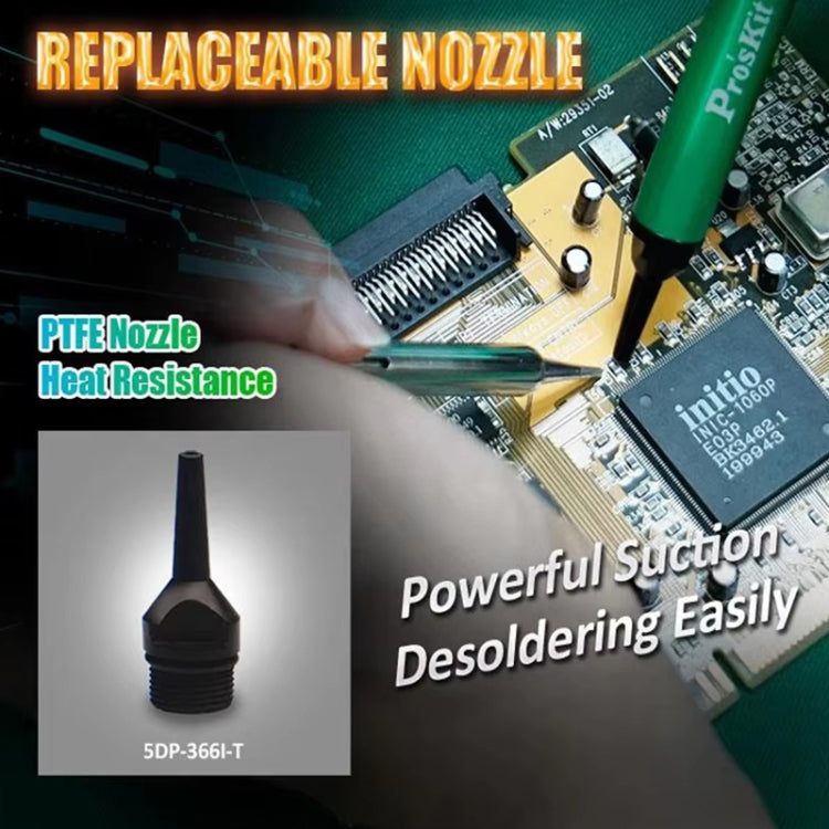 ProsKit  DP-366I Mini Aluminum Alloy Tin Suction Device Anti-static Desoldering Pump - free shipping - PMC Jewellery - Order now!