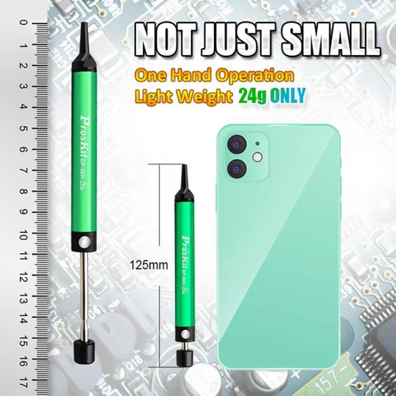 ProsKit  DP-366I Mini Aluminum Alloy Tin Suction Device Anti-static Desoldering Pump
