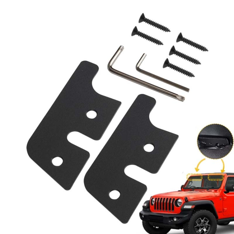 Car Sun Visor Repair Kit For Jeep Wrangler JK2018 / Wrangler 2018-2023 / Gladiator 2020-2023(Black) - Others by PMC TechLife | Online Shopping South Africa | PMC TechLife | Buy Now Pay Later Mobicred