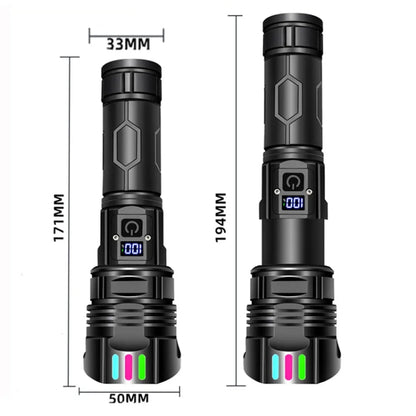 E-SMARTER A08 Flat Port Digital Display Fluorescent Strip Flashlight High Power LED Strong Light Flashlight(Battery Not Included) - LED Flashlight by E-SMARTER | Online Shopping South Africa | PMC Jewellery | Buy Now Pay Later Mobicred