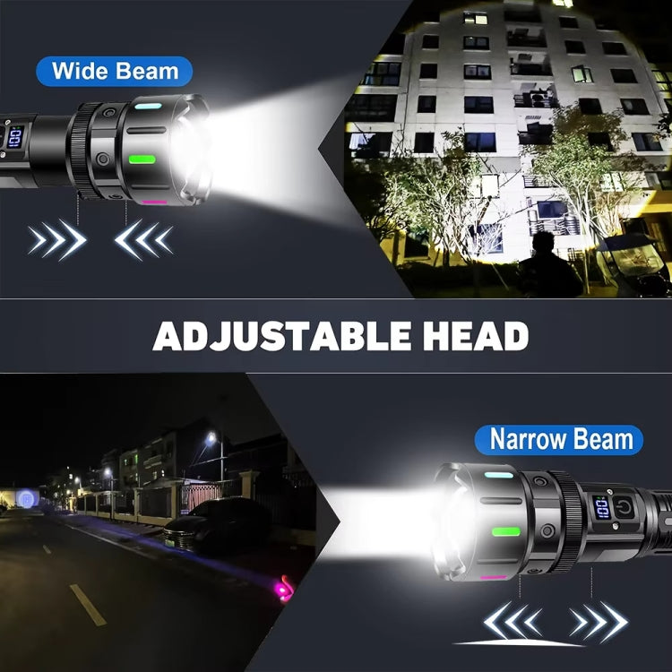 E-SMARTER A08 Flat Port Digital Display Fluorescent Strip Flashlight High Power LED Strong Light Flashlight(Battery Not Included) - LED Flashlight by E-SMARTER | Online Shopping South Africa | PMC Jewellery | Buy Now Pay Later Mobicred