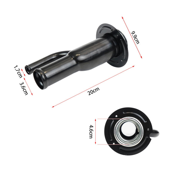 Car Fuel Tank Filler Pipe For Ford F-350 / F-450 / F-550 Super Duty 6.0L Fuel Engine 2005-2007(Black)