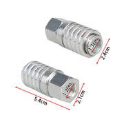 PD242 Series PD Steel Hydraulic Test Port And Diagnostic Equipment Quick Connect Coupler(Silver)