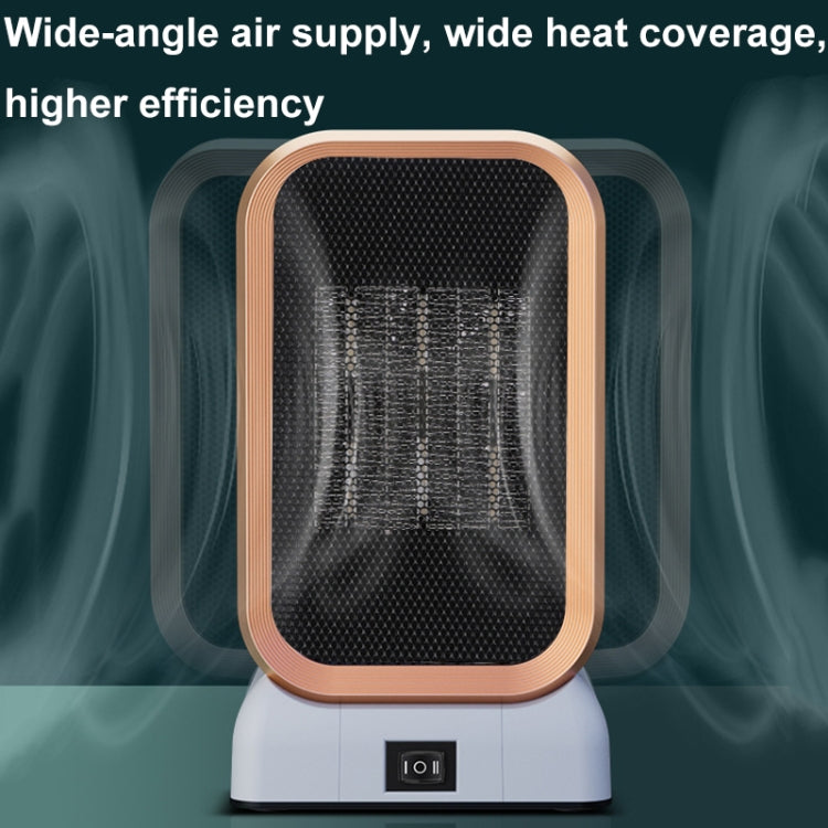 1000W High-power Household Heater Small Desktop Ceramic PTC Heating Heater, Spec: UK Plug(Black) - free shipping - PMC TechLife - Order now!