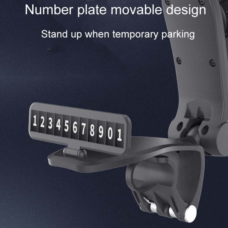 Car Dashboard Multifunctional Rotating And Folding Cell Phone Navigation Holder(Black) - Universal Car Holders by PMC TechLife | Online Shopping South Africa | PMC TechLife | Buy Now Pay Later Mobicred