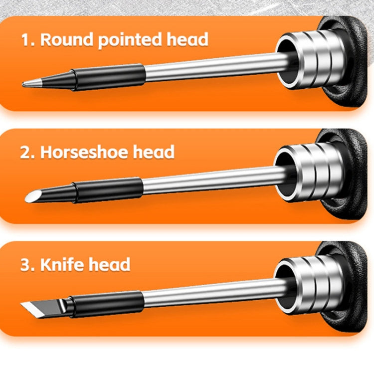 USB Digital Display Charging Soldering Iron Set 5-speed Temperature Adjustable Standard Edition Orange - Soldering Iron Set by PMc TechLife | Online Shopping South Africa | PMc TechLife | Buy Now Pay Later Mobicred
