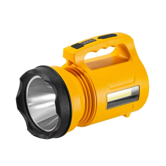 E-SMARTER 8W5205-2 Small Carrying Light With RGB Colorful Lamps Outdoor Cycling Searchlight(Yellow) - free shipping - PMC Jewellery - Order now!