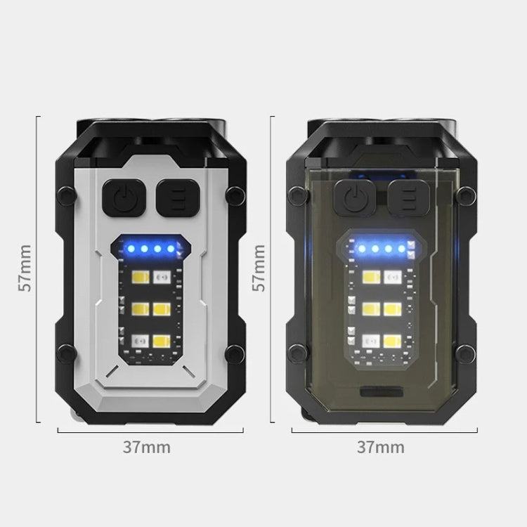 E-SMARTER YSD01 Outdoor Portable Mini Keychain Light Magnetic Anti Loss Auto Repair Light(White)