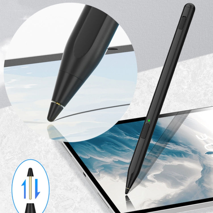 Tablet Stylus Pen USI2.0 Protocol Pen Stylus Anti False Touch(Black)