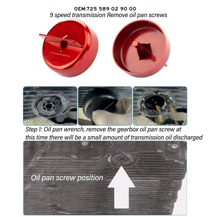 9-speed Oil Level Check Adjustment Gearbox Oil Change Tool(4pcs /Set) - Engine Fittings by PMC TechLife | Online Shopping South Africa | PMC TechLife | Buy Now Pay Later Mobicred