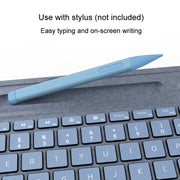 For Microsoft Surface Pro 8 / 9 / X Bluetooth Keyboard Magnetic Tablet Wireless Touch Backlit Keyboard With Pen Slot(Blue)