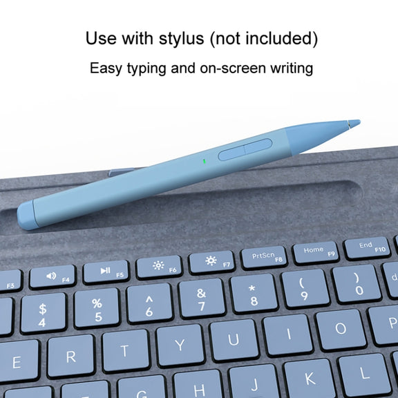For Microsoft Surface Pro 8 / 9 / X Bluetooth Keyboard Magnetic Tablet Wireless Touch Backlit Keyboard With Pen Slot(Blue)