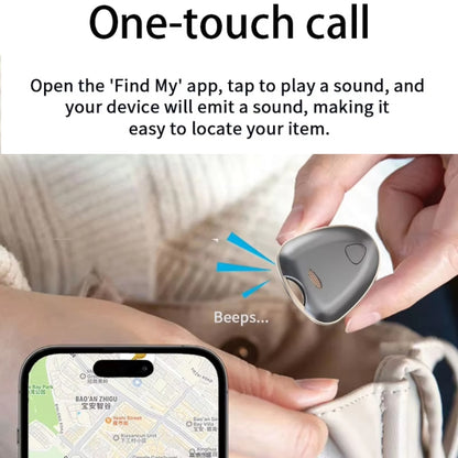 Smart Tracker Tag Anti-Lost Key Finder Works With Find My App(Deep Gray) - Personal Tracker by PMC Jewellery | Online Shopping South Africa | PMC Jewellery | Buy Now Pay Later Mobicred
