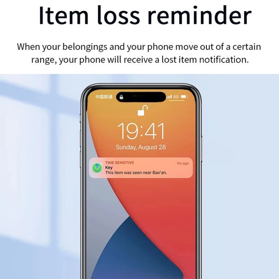 Smart Tracker Tag Anti-Lost Key Finder Works With Find My App(Deep Gray)