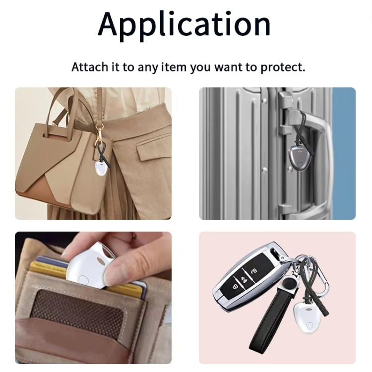 Smart Tracker Tag Anti-Lost Key Finder Works With Find My App(Deep Gray) - Personal Tracker by PMC Jewellery | Online Shopping South Africa | PMC Jewellery | Buy Now Pay Later Mobicred