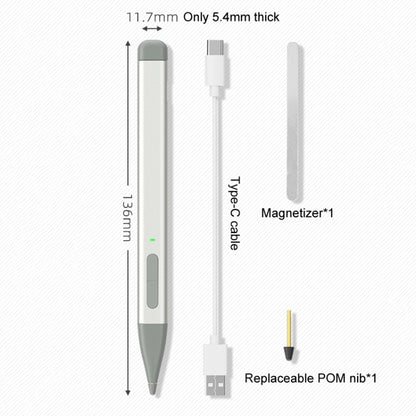 For Microsoft Surface Pro 8 / 9 / Go Laptop Stylus 4096 Pressure Sensitive Stylus Pen(Black) - Stylus Pen by PMC Jewellery | Online Shopping South Africa | PMC Jewellery | Buy Now Pay Later Mobicred