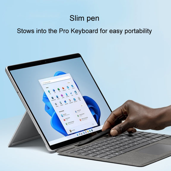 For Microsoft Surface Pro 8 / 9 / Go Laptop Stylus 4096 Pressure Sensitive Stylus Pen(Blue)