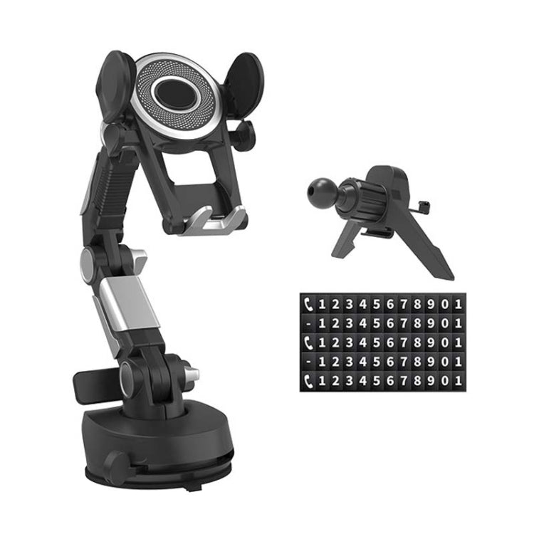 Car Suction Cup Multi-function Cell Phone Navigation Mount, Style: With Triangle Air Vent - Universal Car Holders by PMC TechLife | Online Shopping South Africa | PMC TechLife | Buy Now Pay Later Mobicred