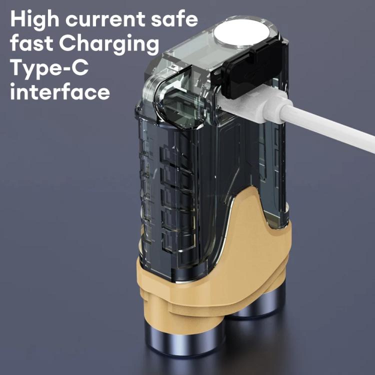 E-SMARTER Portable LED Keychain Light Outdoor Camping Dual Lamp(Brown) - free shipping - PMc TechLife - Order now!