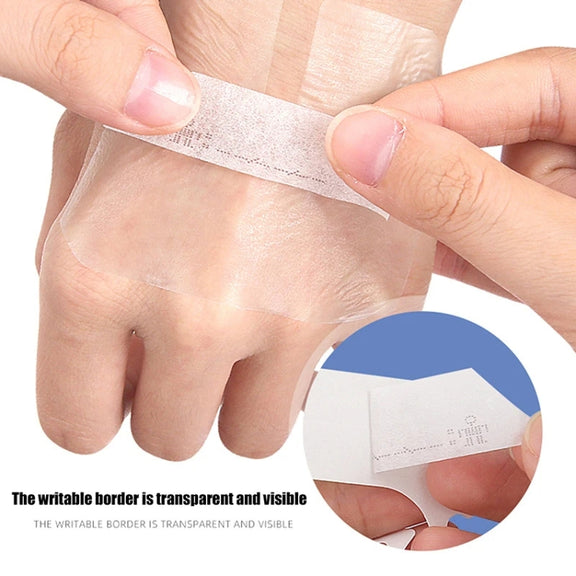 10pcs /Pack Transparent Dressing Water-resistant Adhesive Clear Bandages 6x7cm