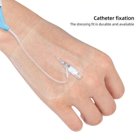 10pcs /Pack Transparent Dressing Water-resistant Adhesive Clear Bandages 6x7cm