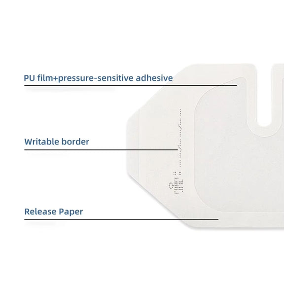 10pcs /Pack Transparent Dressing Water-resistant Adhesive Clear Bandages 6x7cm