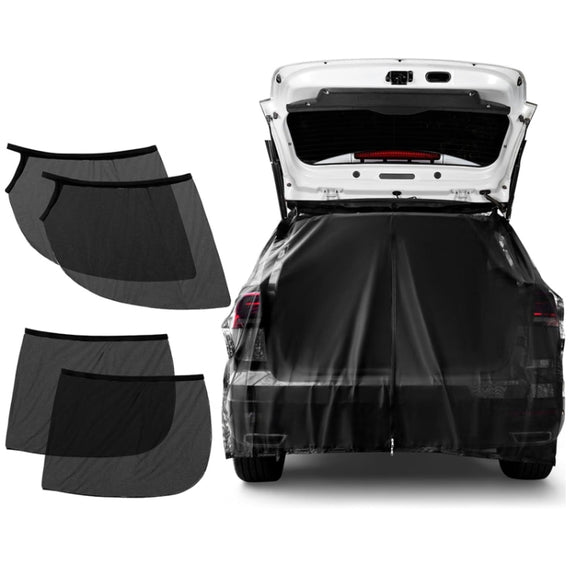 Car Rear Trunk Ventilation Shade Anti-mosquito Screen Cover, Size: L(Set)