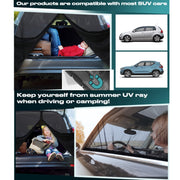 Car Rear Trunk Ventilation Shade Anti-mosquito Screen Cover, Size: XL(Set)