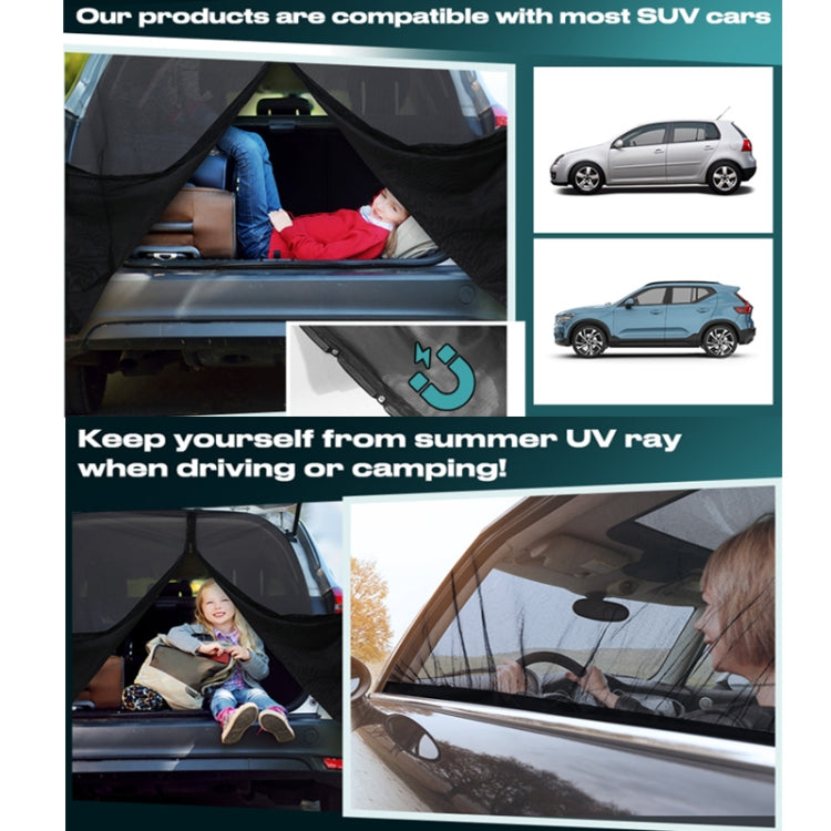 Car Rear Trunk Ventilation Shade Anti-mosquito Screen Cover, Size: S(Set)