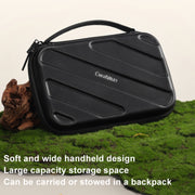 Cwatcun D163 Photography Accessories Organiser EVA Hard Shell Drop-proof Clutch Portable Digital Bag(Black)