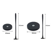 Universal Flexible Magnetic Washing Machine Door Stopper Front Load Washer Door Prop 43mm Black