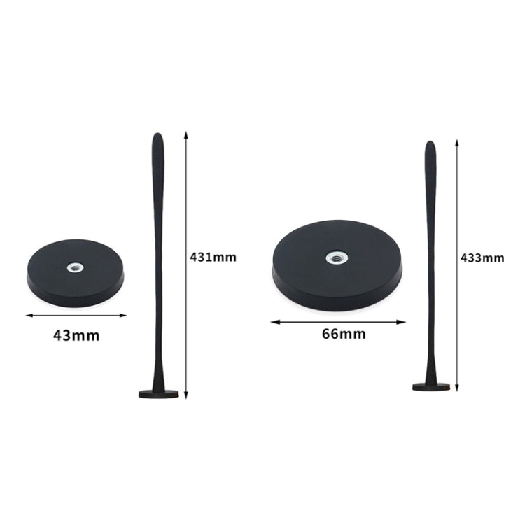 Universal Flexible Magnetic Washing Machine Door Stopper Front Load Washer Door Prop 43mm Black