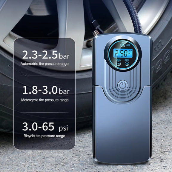 Car Portable Mini Digital Display High Power Multifunctional Inflatable Pump, Model: Wireless