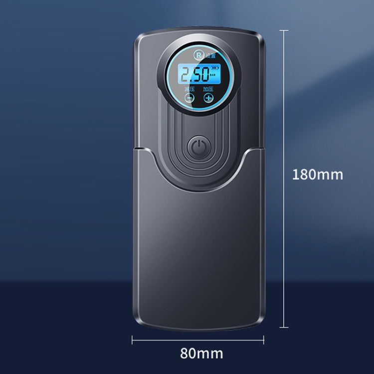 Car Portable Mini Digital Display High Power Multifunctional Inflatable Pump, Model: Wireless