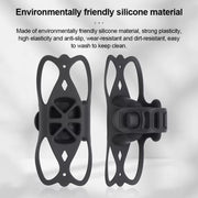 GUB P9 Bicycle Dragonfly Shape Silicone Phone Holder(Black)