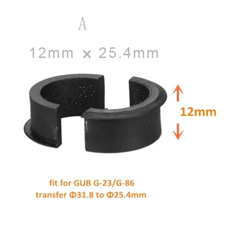 GUB Code Table Stand Lamp Holder Washer Mobile Phone Holder Reducing Ring Gasket, Style: A 12x25.4mm - Retaining Clips by GUB | Online Shopping South Africa | PMC Jewellery | Buy Now Pay Later Mobicred