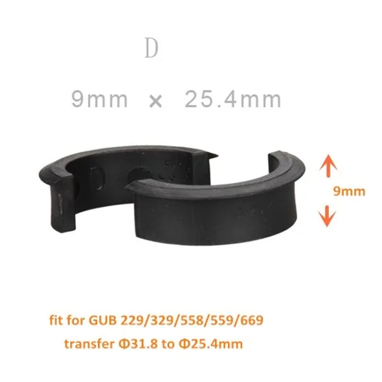 GUB Code Table Stand Lamp Holder Washer Mobile Phone Holder Reducing Ring Gasket, Style: D 9x25.4mm - free shipping - PMC Jewellery - Order now!