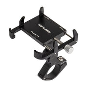 GUB PLUS21 Bicycle Mobile Phone Holder Motorcycle 360 Degree Rotating Mount For 22.2-31.8mm Tube Diameter(Black)