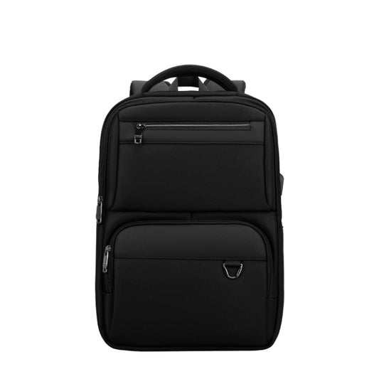 SKV B23889 Men Large Capacity Double-Shoulder Business Laptop Bag(Black) - free shipping - PMC Jewellery - Order now!