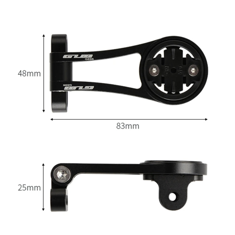 GUB G696 Bicycle Aluminium Code Table Holder Adjustable Extension Bracket(Red)