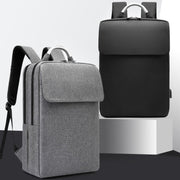 SKV BLB21282 Men Business Duty Traveling Double Shoulder Bag Lightweight Large Capacity Laptop Backpack(Gray)