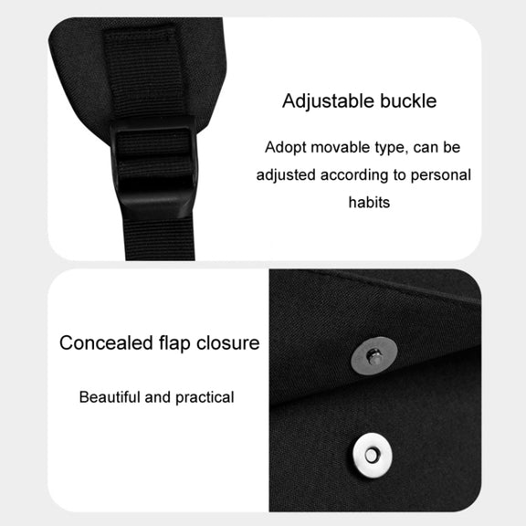 SKV BLB21282 Men Business Duty Traveling Double Shoulder Bag Lightweight Large Capacity Laptop Backpack(Black)