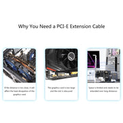 SSU PCI-E To X1 Interface Extension Cable, Length: 0.3m