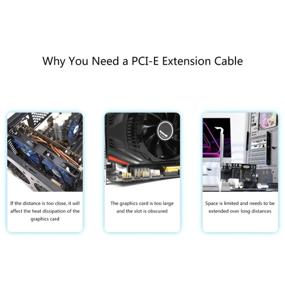 SSU PCI-E To X1 Interface Extension Cable, Length: 1.5m