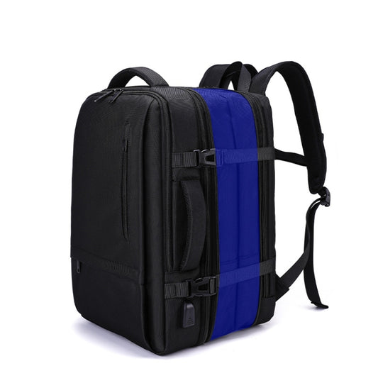 SKV BLB2006 Men Business Travel Double Shoulder Bag Large Capacity Casual Laptop Backpack(Black) - free shipping - PMC Jewellery - Order now!