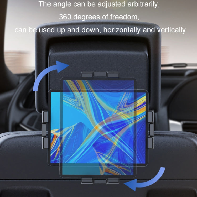 Car Seat Backrest Mobile Phone Tablet Holder, Model: A081+X159 - Universal Car Holders by PMC TechLife | Online Shopping South Africa | PMC TechLife | Buy Now Pay Later Mobicred