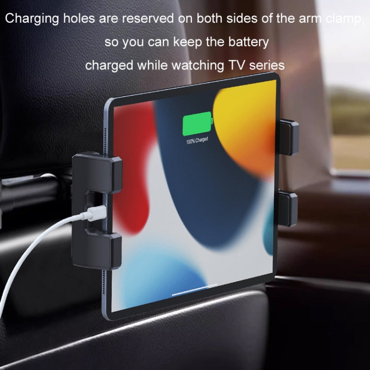 Car Seat Backrest Mobile Phone Tablet Holder, Model: A081+X159 - Universal Car Holders by PMC TechLife | Online Shopping South Africa | PMC TechLife | Buy Now Pay Later Mobicred